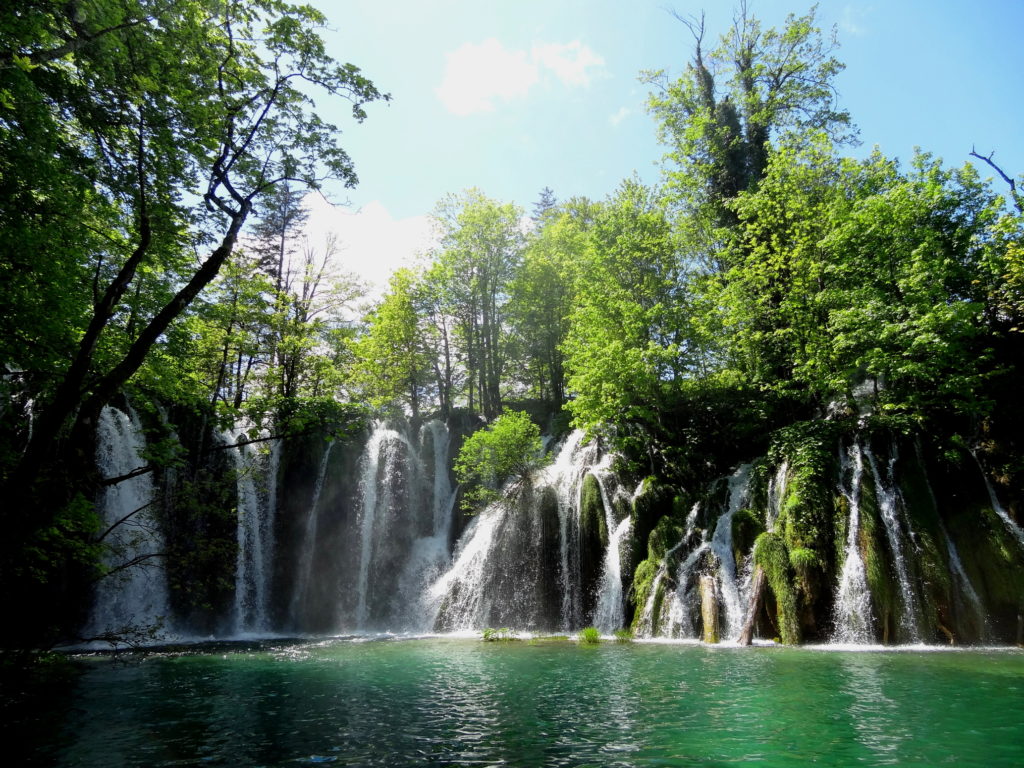 Waterfalls in Plitvice Lakes National Park