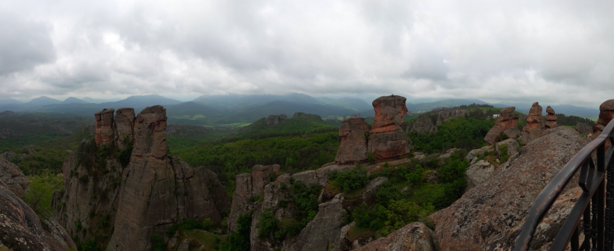 View on Belogradchik mountains and stones