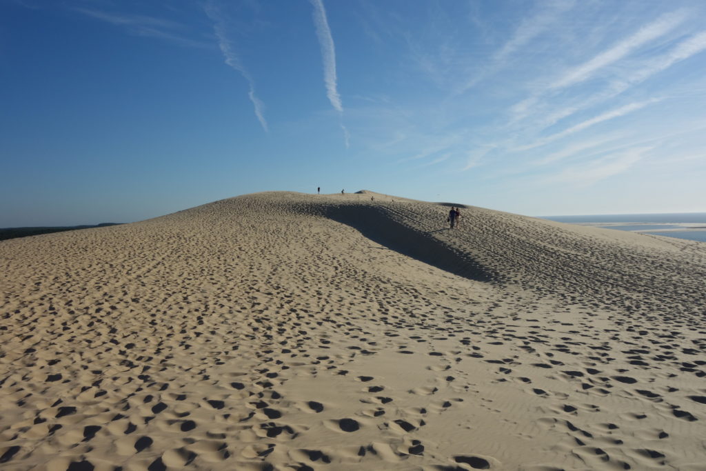 Shadows of the evening on the Dune du Pilat