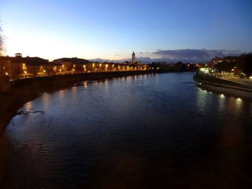 Verona at night