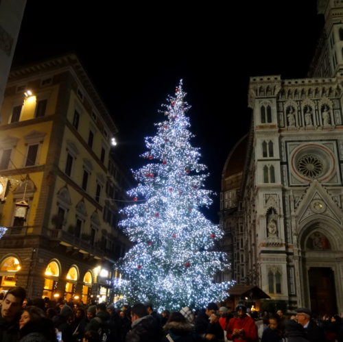 Christmas tree in Florence