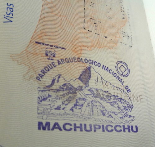 Machu Picchu stamp