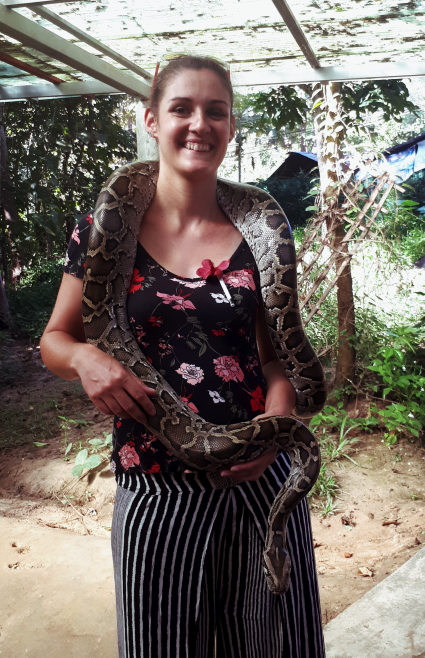 Me and a snake