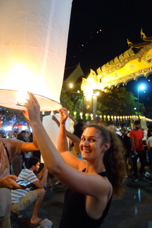 Me holding a lantern