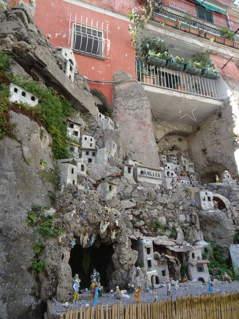 Detail of a model in Amalfi