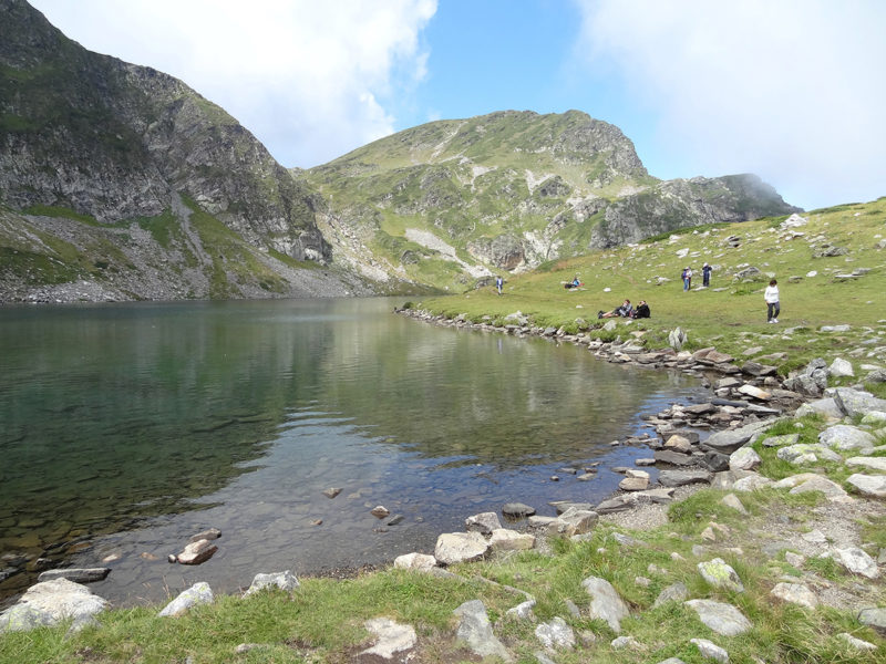 Short break at a lake