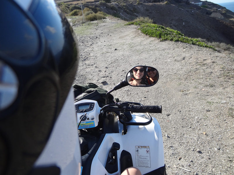 2 friends on an ATV