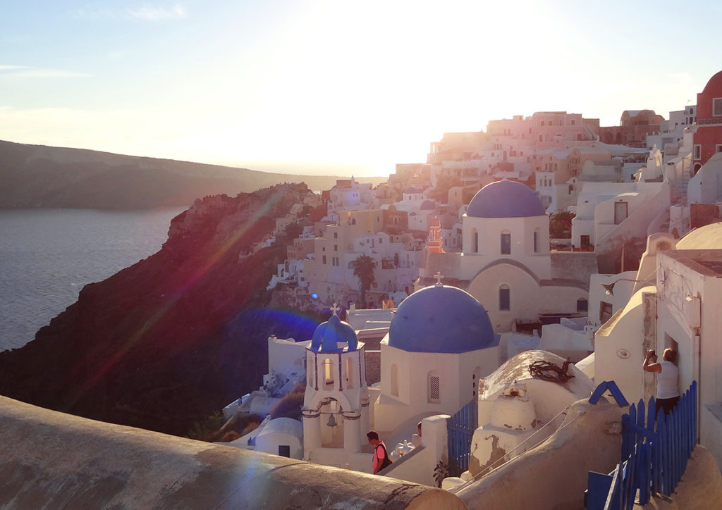 Sunset in Oia