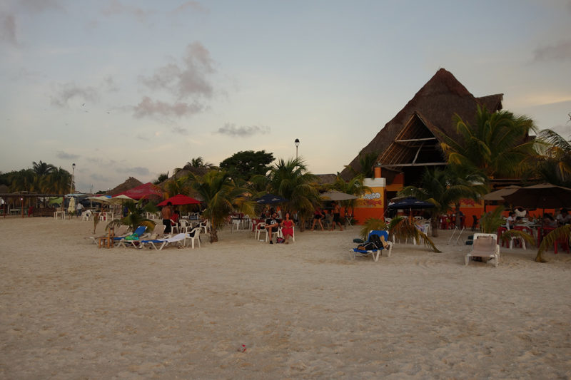 Dinner on the beach