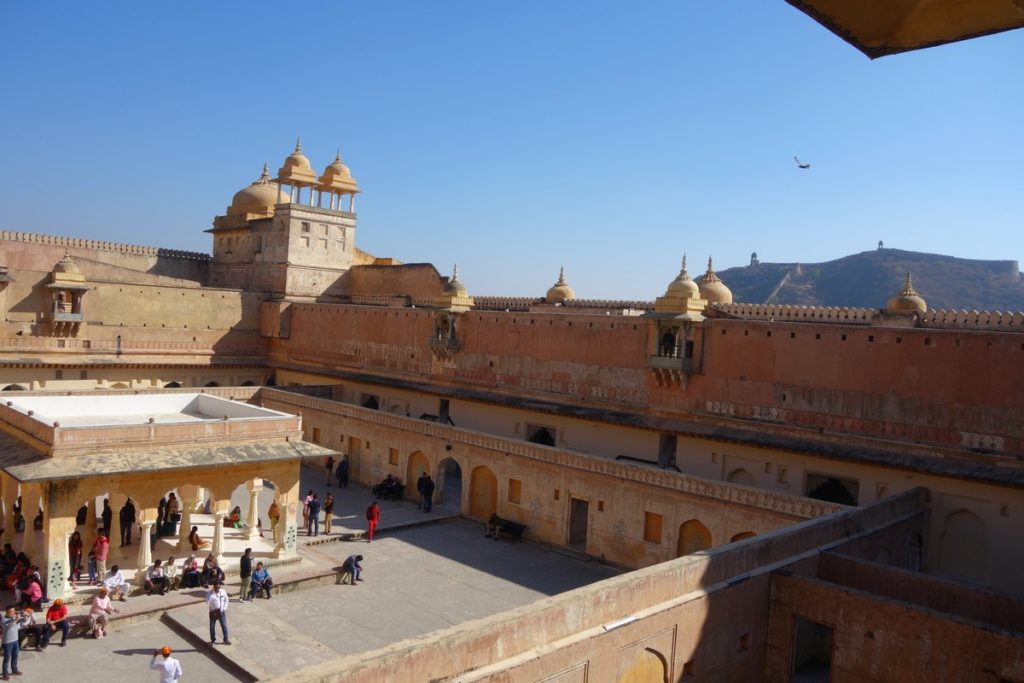 The Amber fort from above