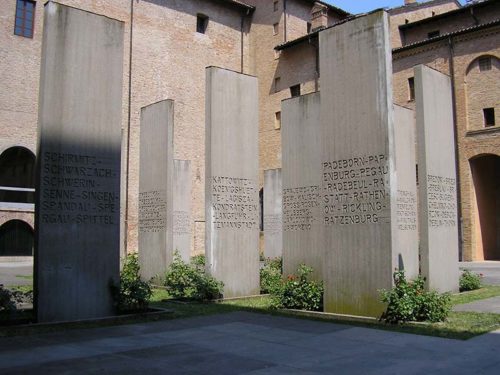 Monument to the concentration camps of Jewish deportees