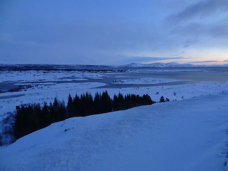 Lake in Þingvellir