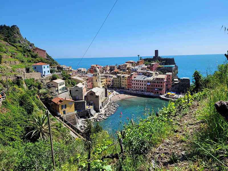 Leaving Vernazza