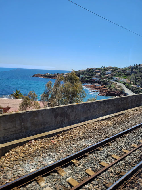 Train journey from Marseille to Nice