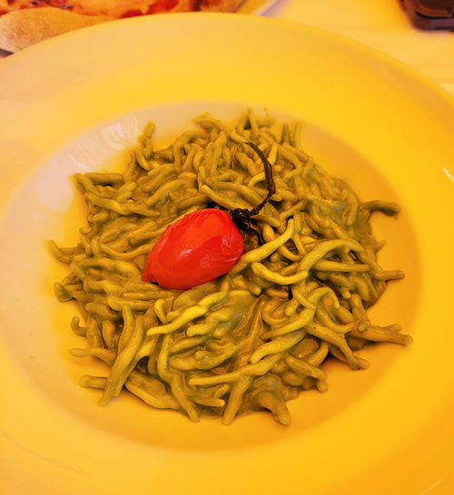 Trofiette al pesto