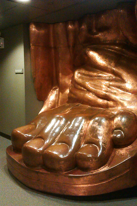 Foot of the Statue of Liberty Foot of the Statue of Liberty