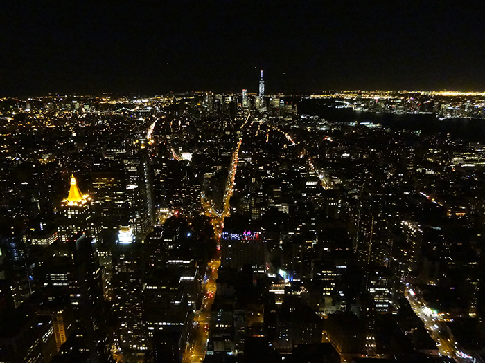 New York City at night