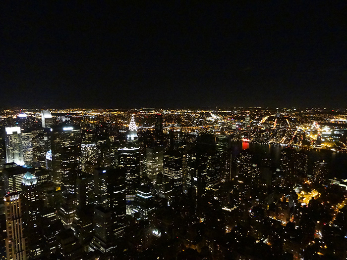 New York City lights