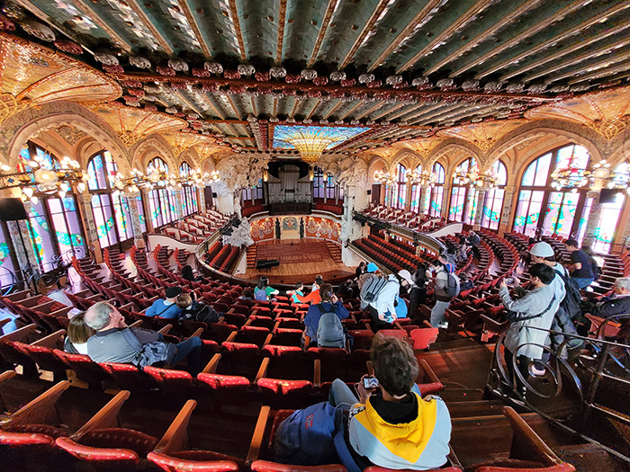 Palau De La Música Catalana: from above