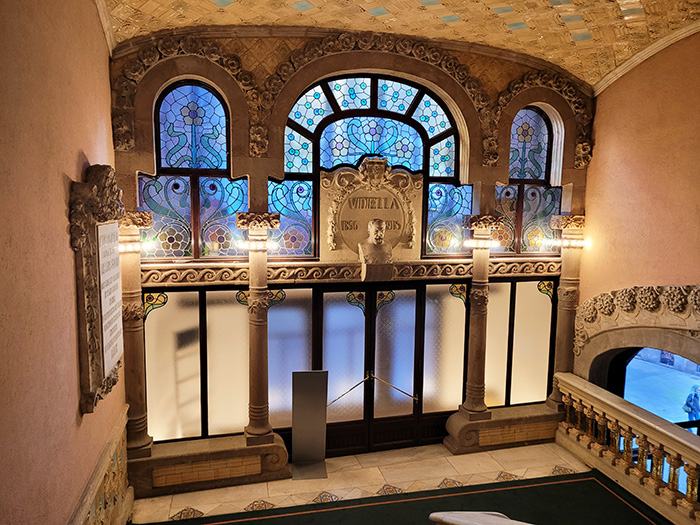 Stairway in the Palau De La Música Catalana