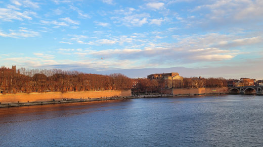 Toulouse at sunset - cover