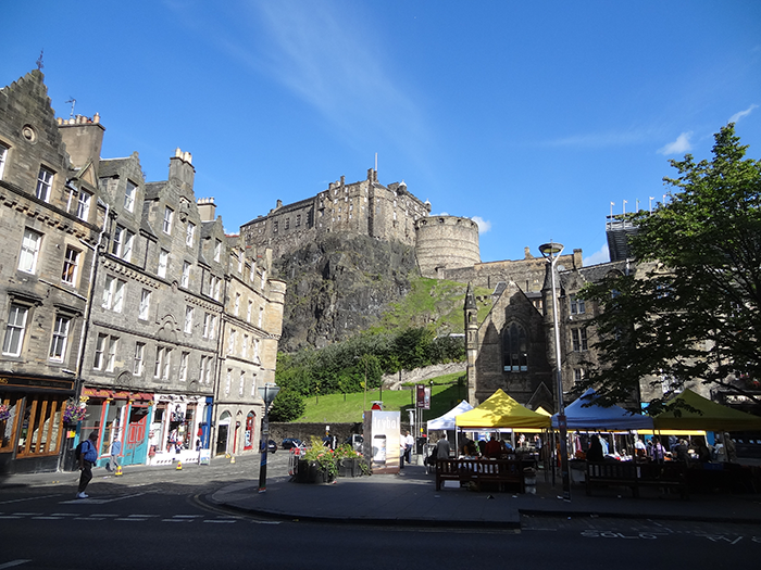 City center of Edinburgh