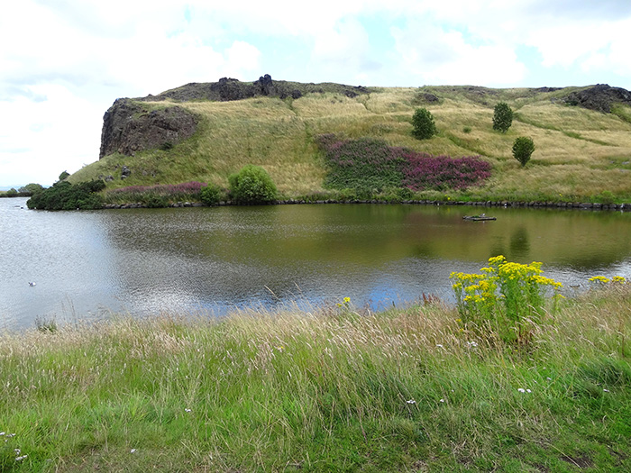 Lake in Edinburgh, Scotland