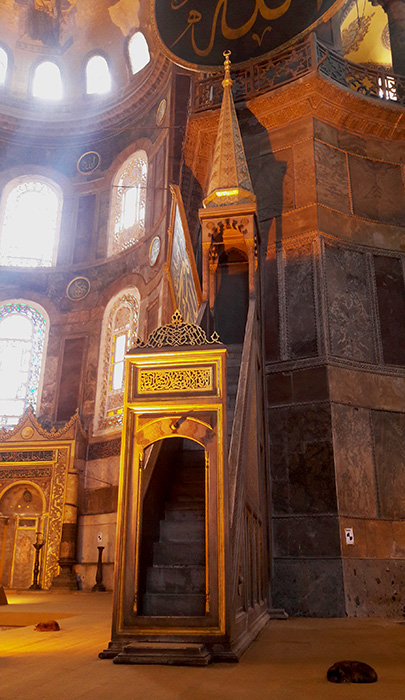 Inside Hagia Sofia