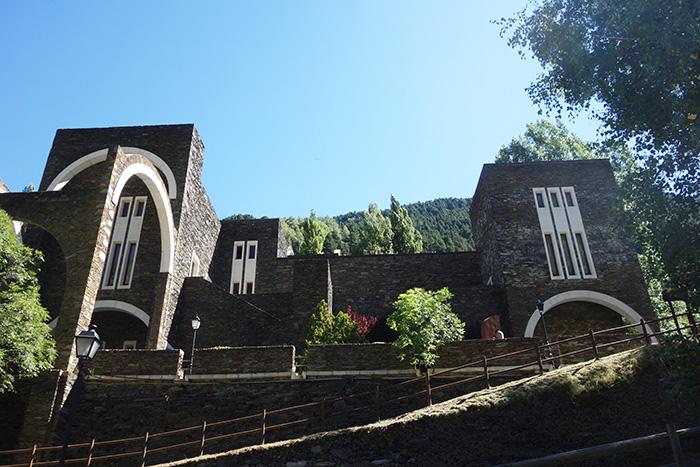 Arriving at the Basilica Sanctuary of Meritxell