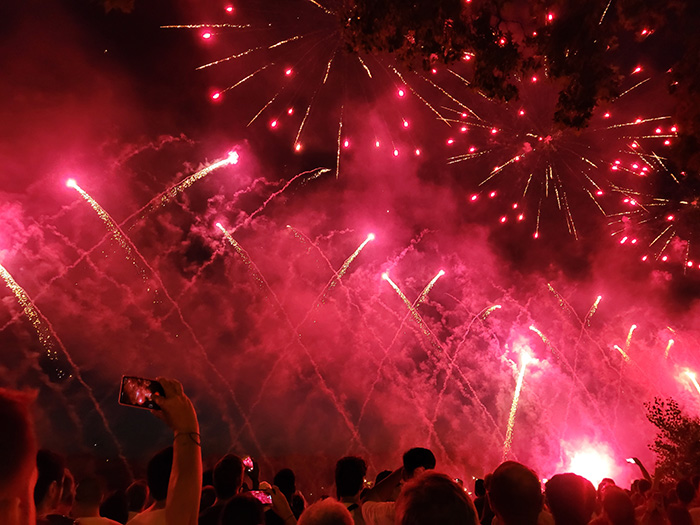 2022 Fireworks in Toulouse