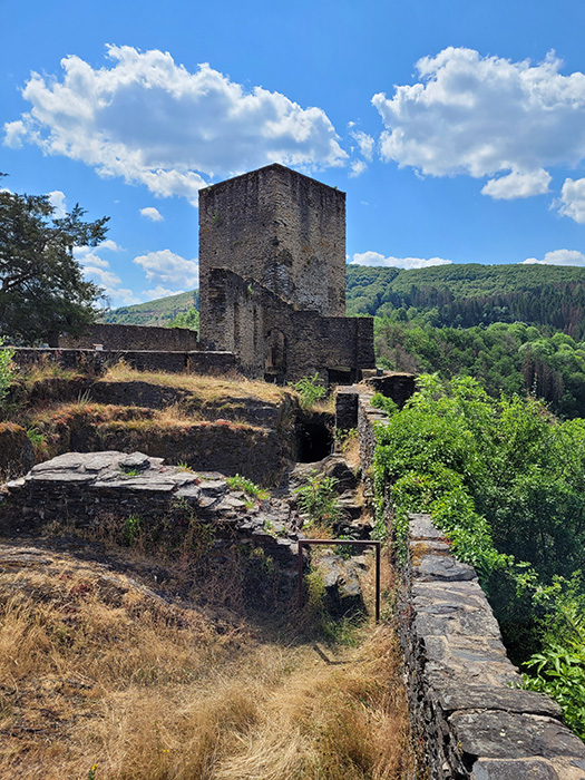 Ruins in Esch-sur-Sûre