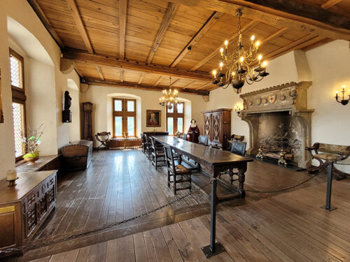 Vianden castle room