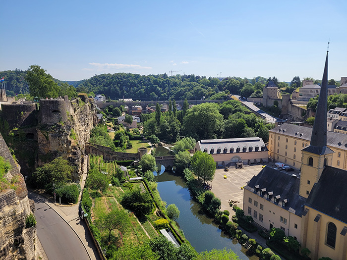 Arriving to Luxembourg