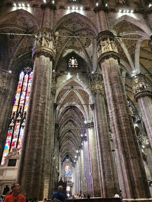 Inside Milan's Duomo