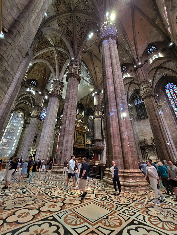 Inside the Duomo