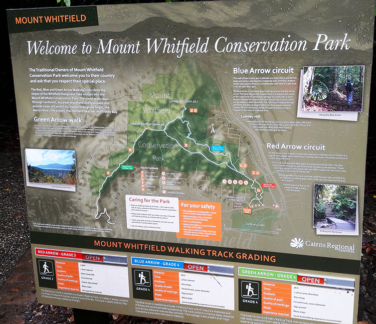 Mount Whitfield Map