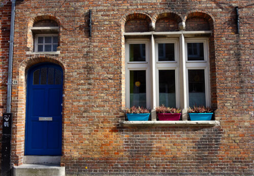 Colorful frontdoor