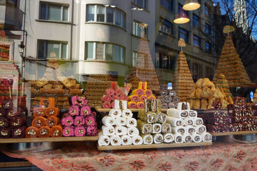 Sweets in a shop