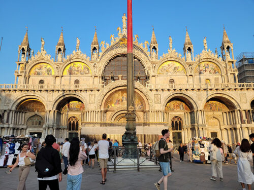 Outside Basilica San Marco