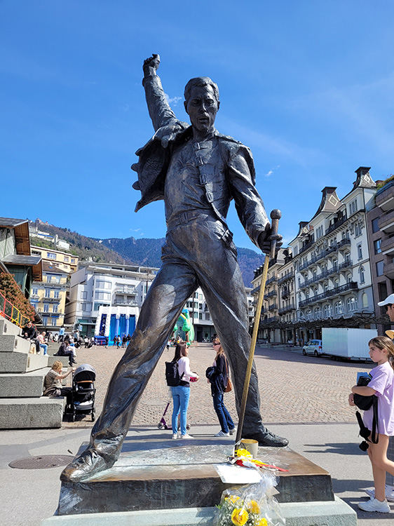 Freddie Mercury in Montreux