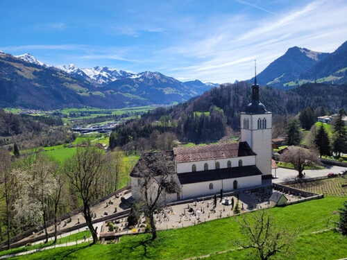 Gruyères church