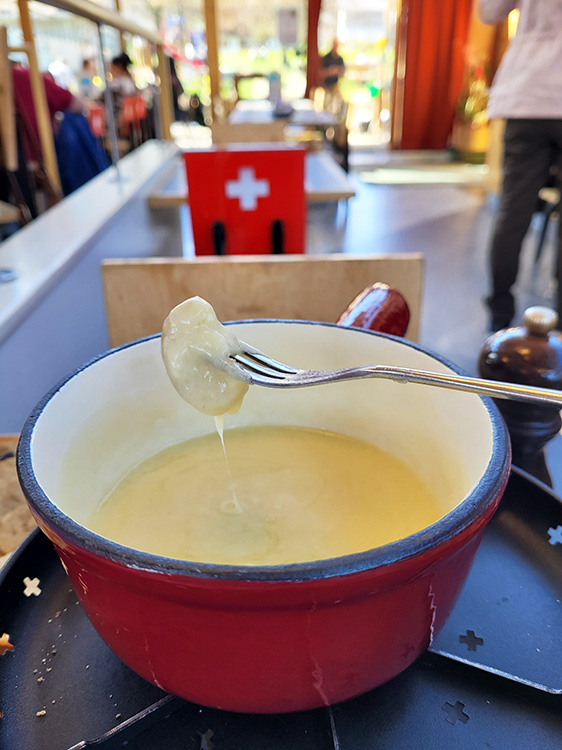 Swiss fondue