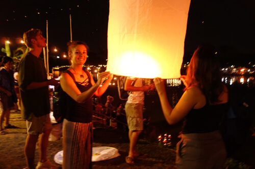 Lantern festival in the midst of my birthday around the world