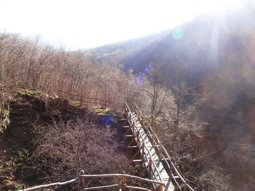 Hike with stairs