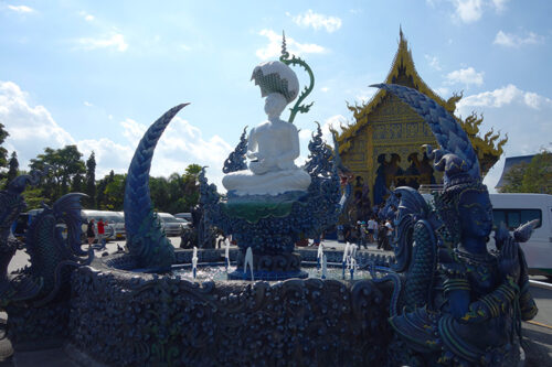 Blue Temple in Thailand