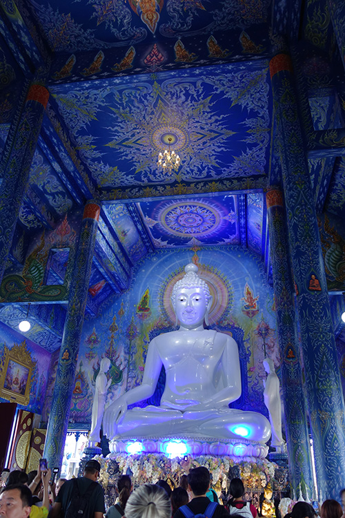 Buddha in Blue Temple