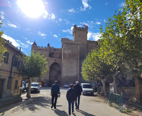 Entering Olite