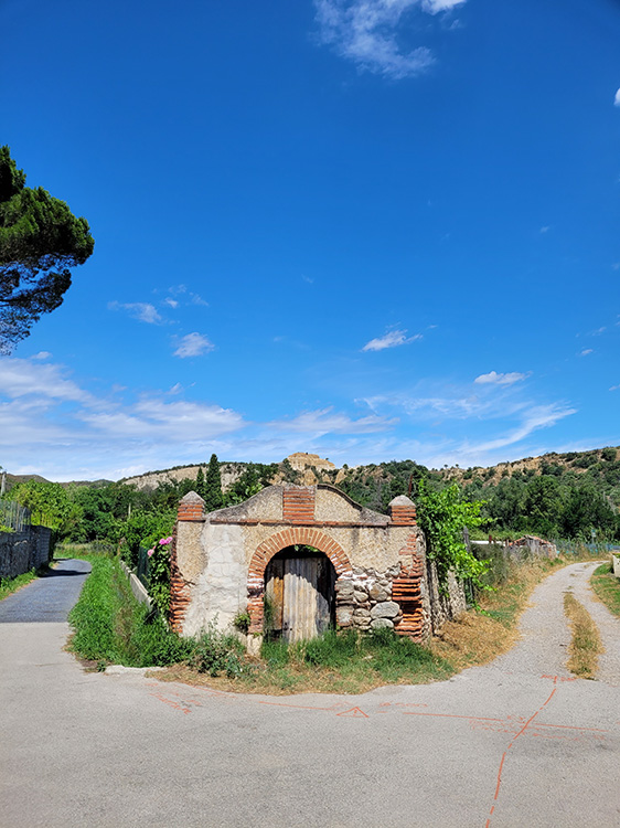 Path to the monument
