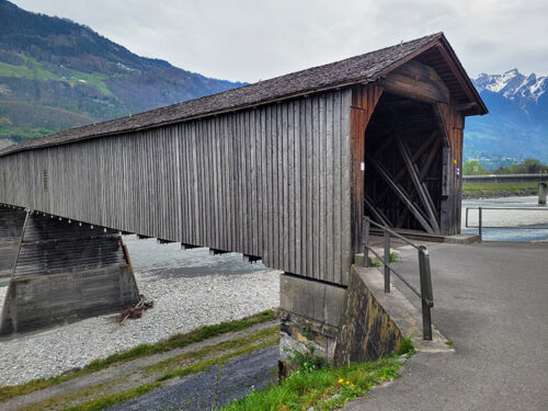 Bridge between Switzerland and Liechtenstein