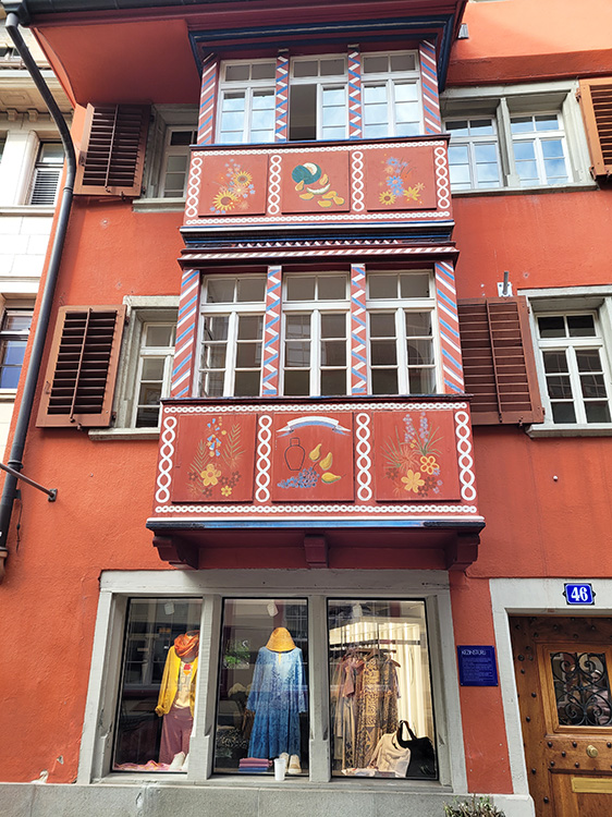 Decorated houses